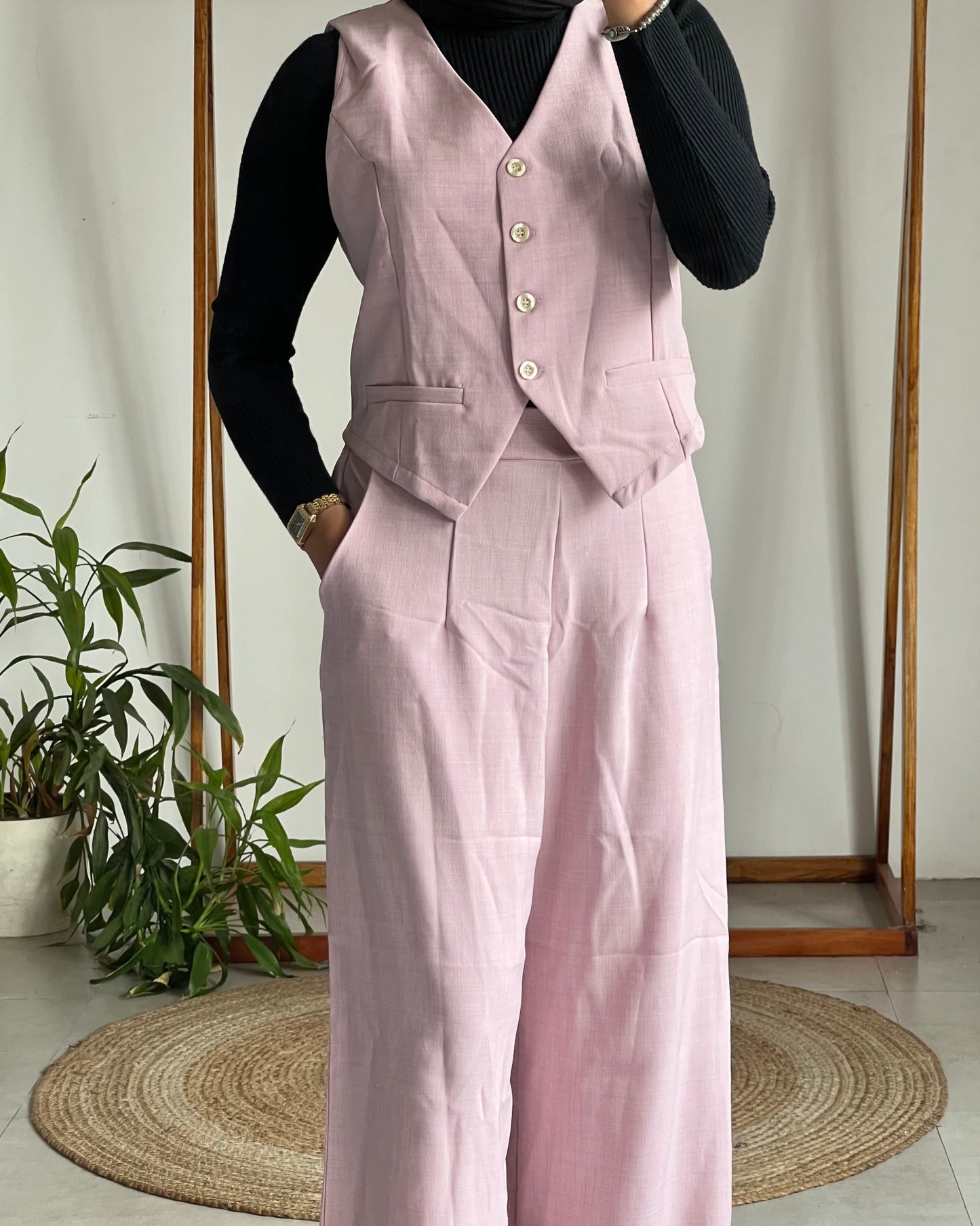 Waistcoat co-ord set with inner