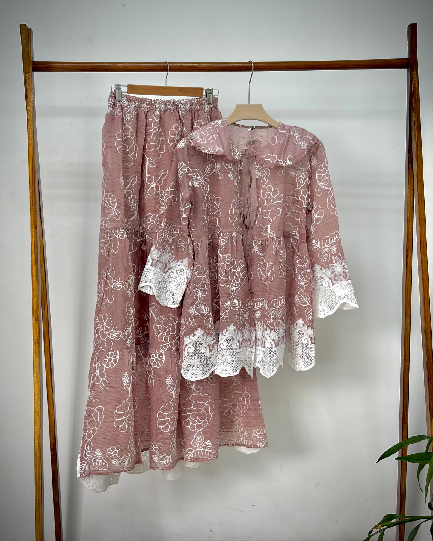 Three piece skirt co-ord set