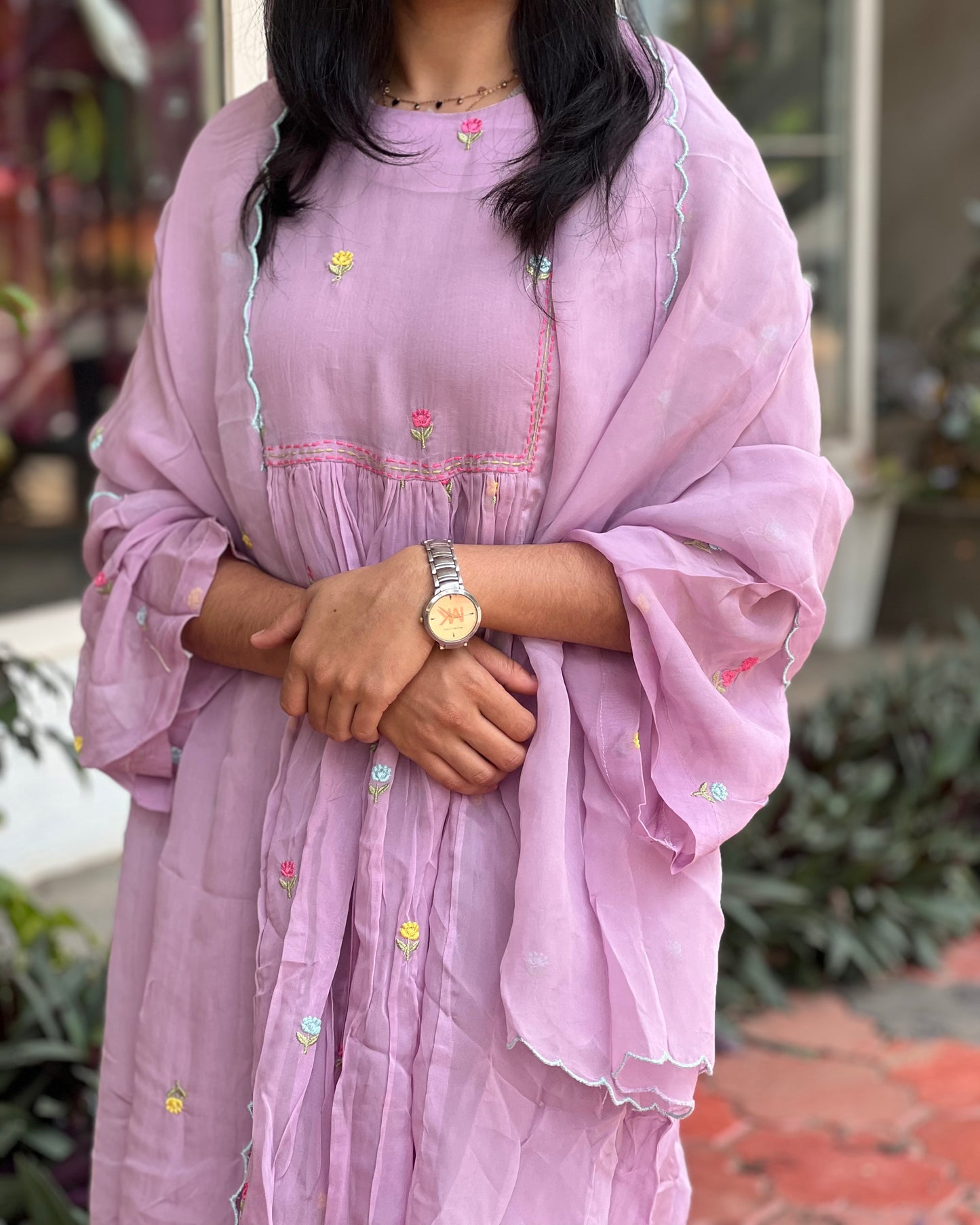 Malchanderi anarkali suit