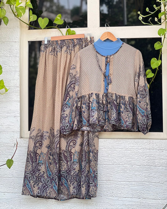 Skirt co-ord set with inner