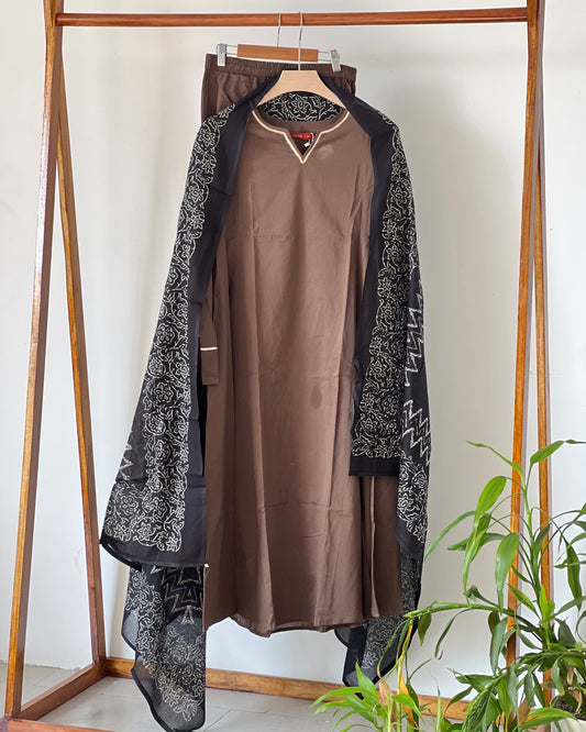 Cotton Anarkali set
