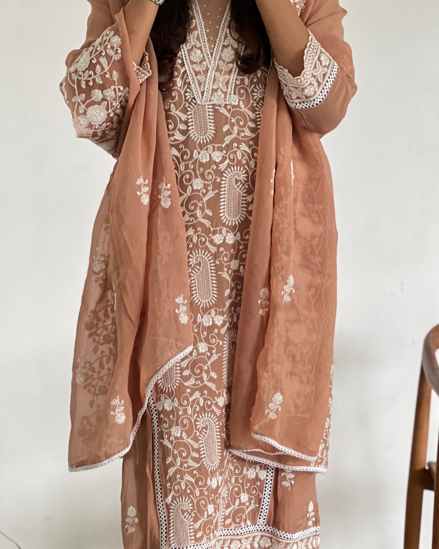 Thread-work salwar suit