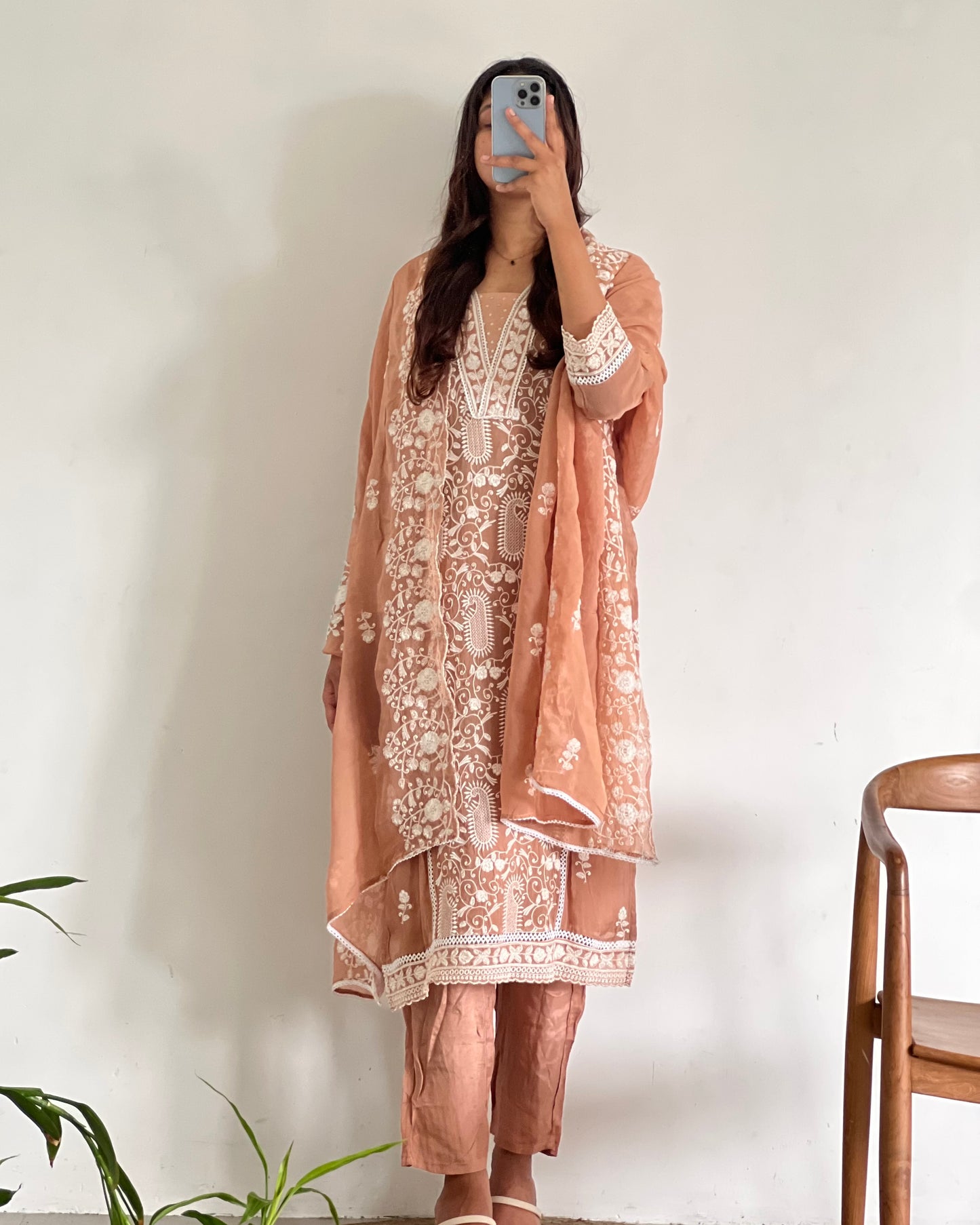 Thread-work salwar suit