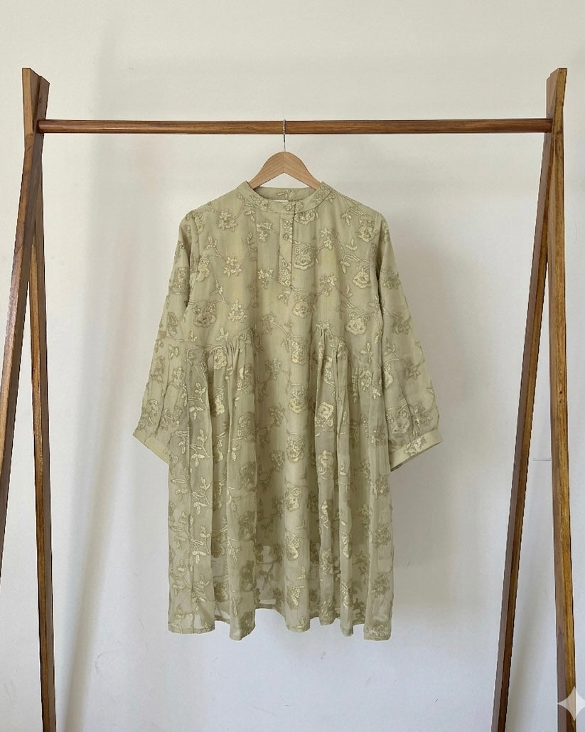 Green tunic top