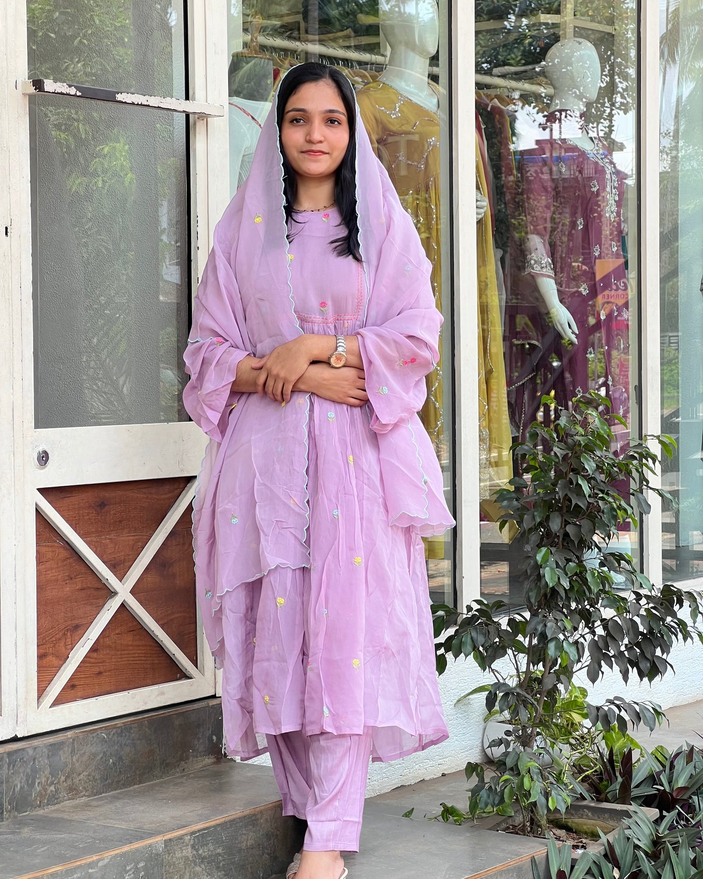 Malchanderi anarkali suit