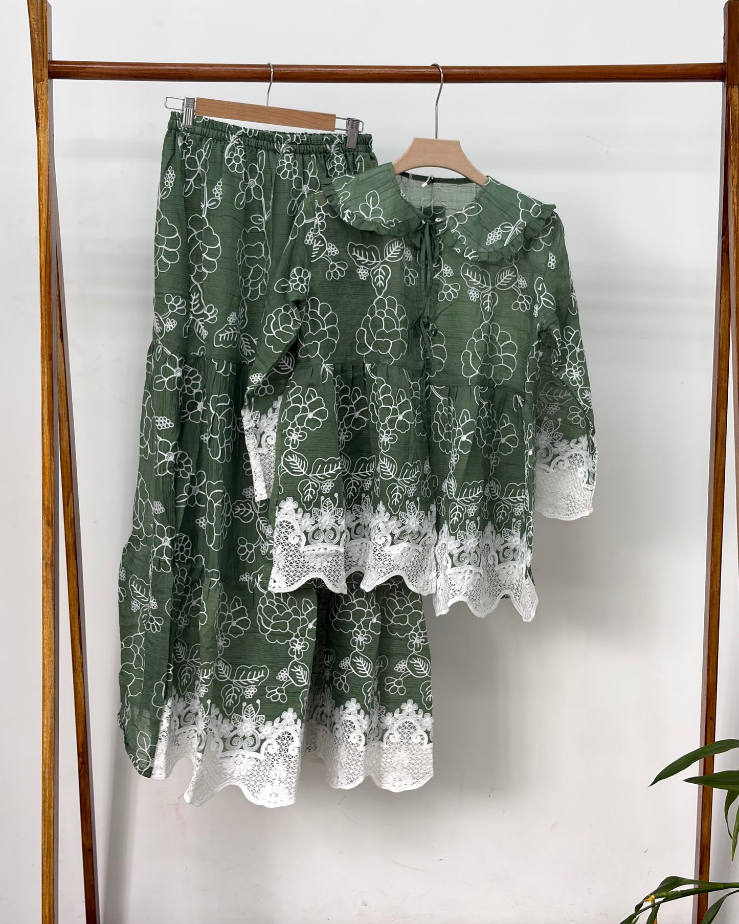 Three piece skirt co-ord set