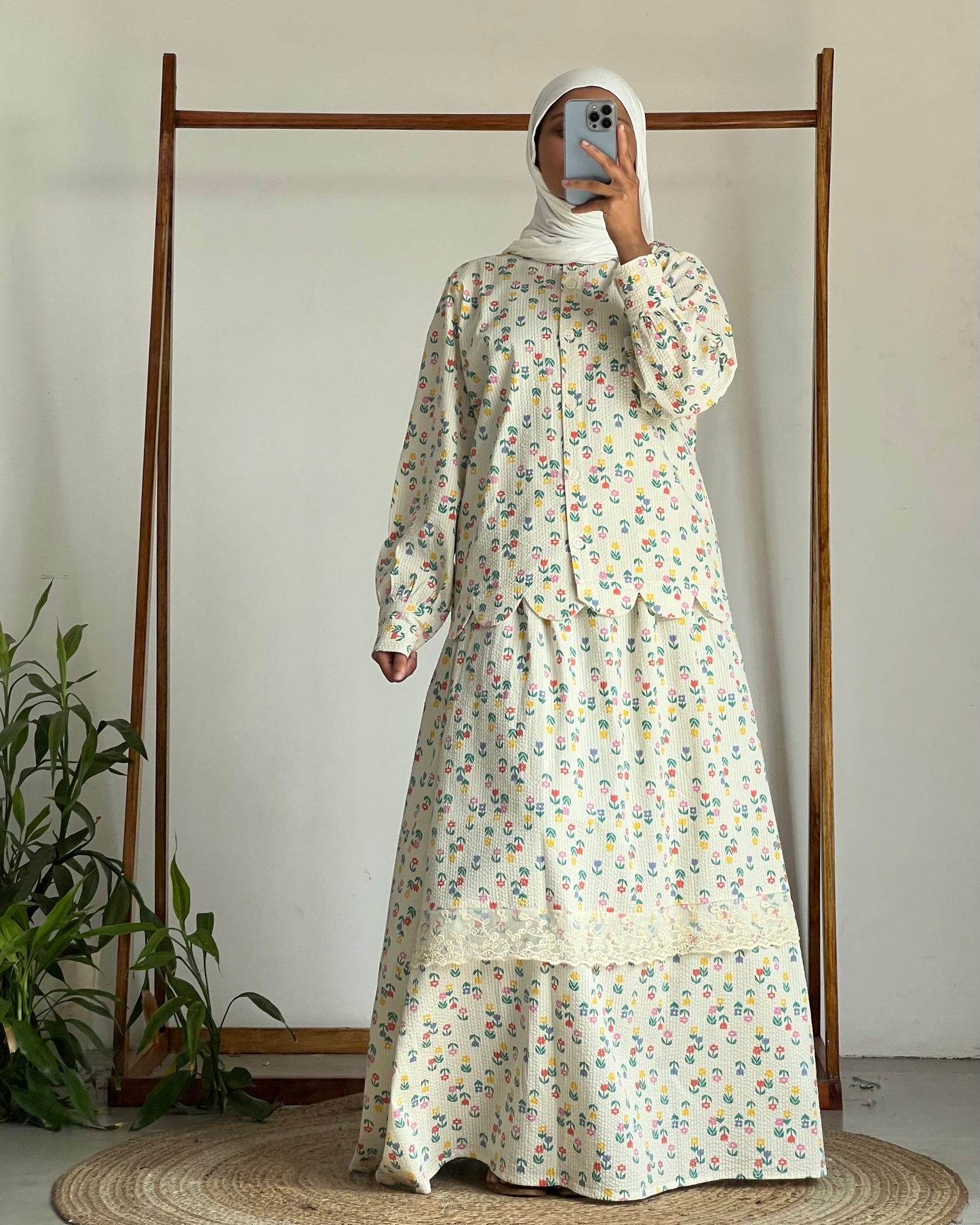 Floral skirt co-ord set