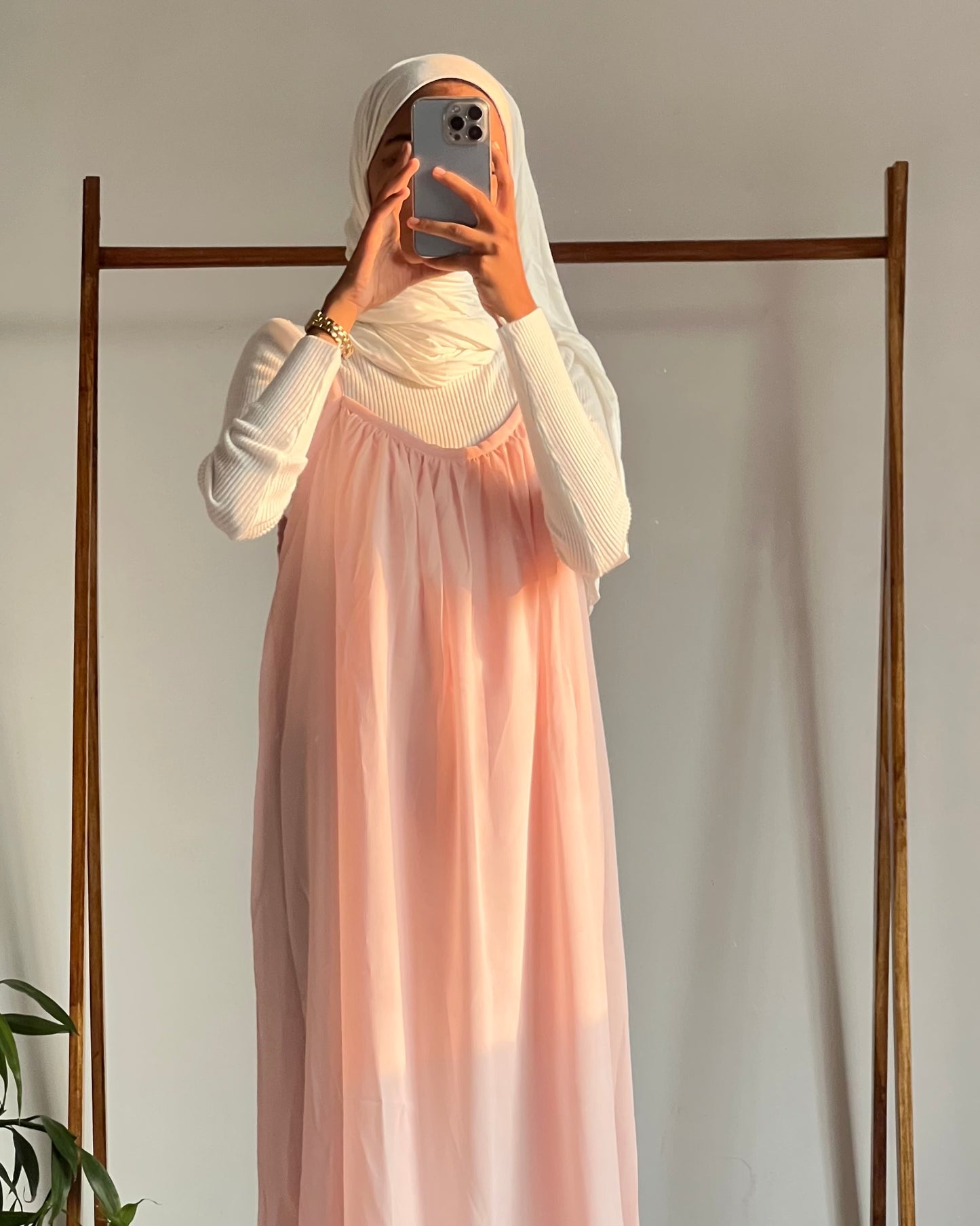 Plain pinafore with inner