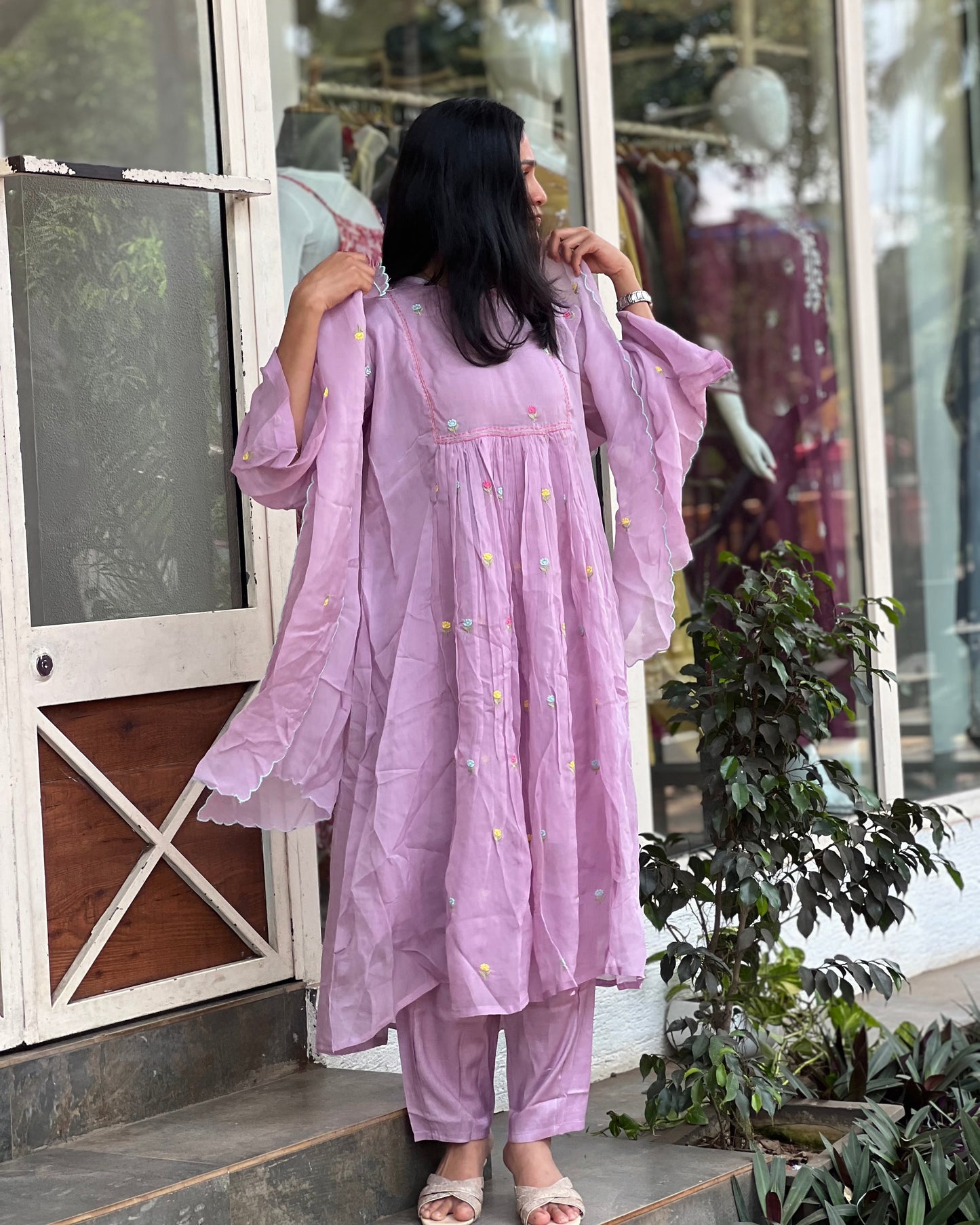 Malchanderi anarkali suit