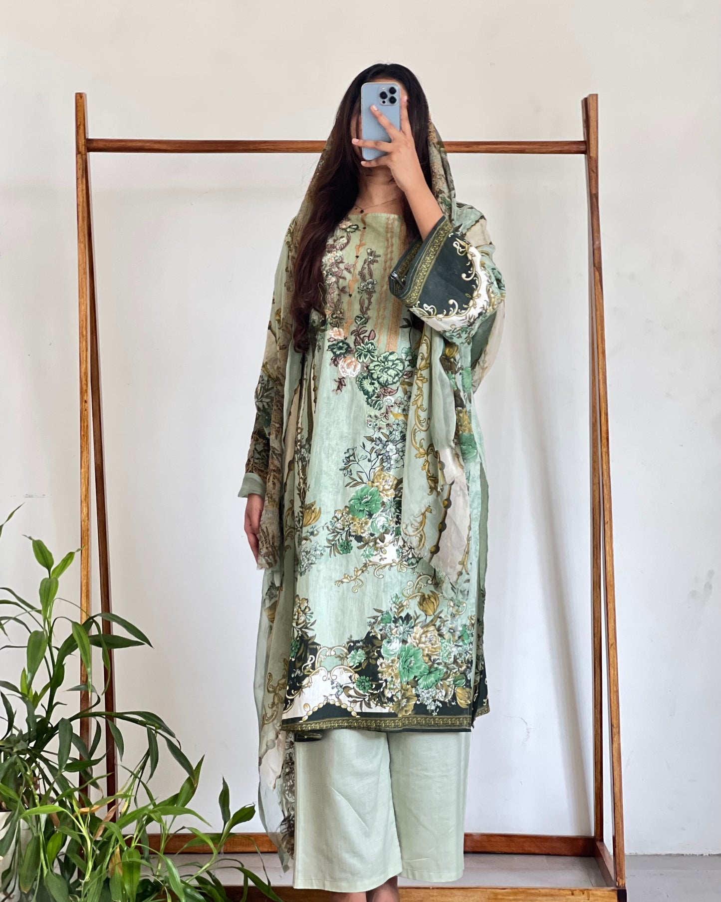 Pakistani cotton salwar suit
