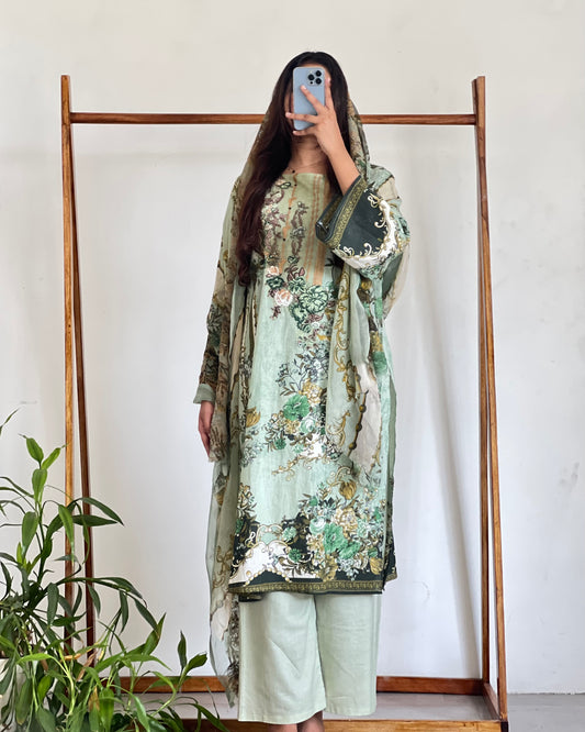 Pakistani cotton salwar suit