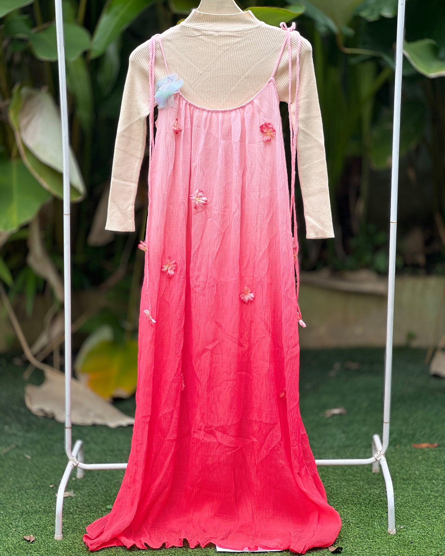 Imported pinafore with inner
