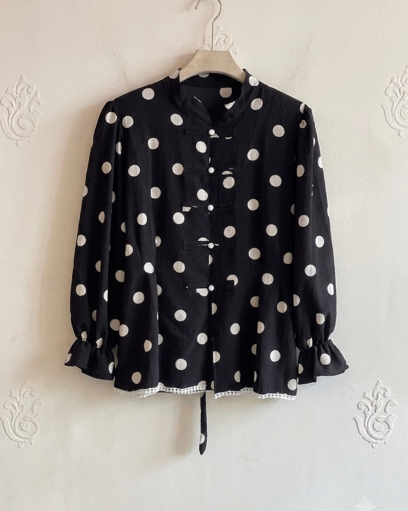 Polka dots top