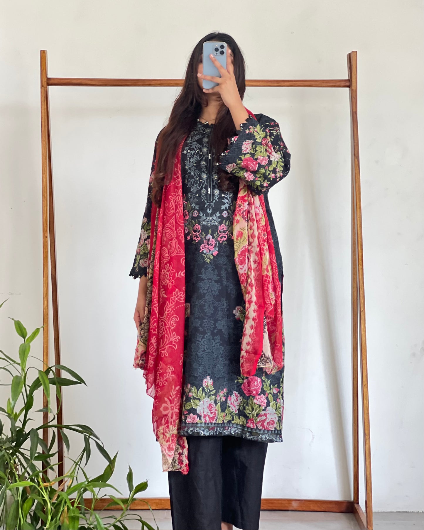 Pakistani cotton salwar suit