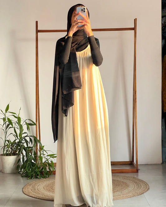 Plain pinafore with inner