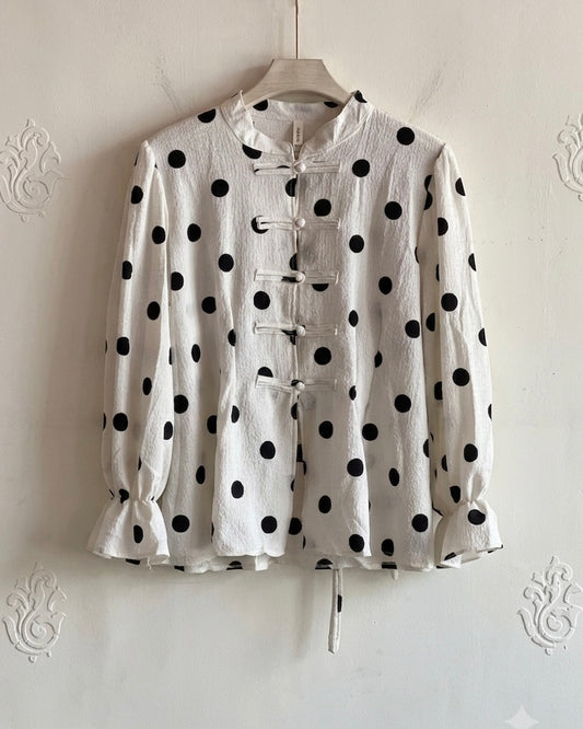 Polka dots top