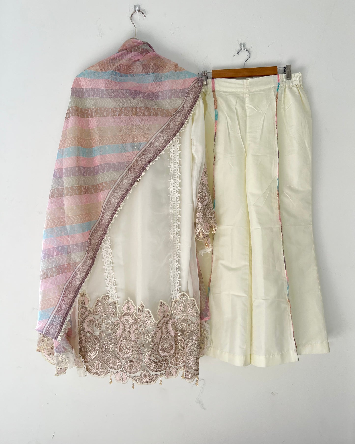 Straight cut embroidered salwar suit