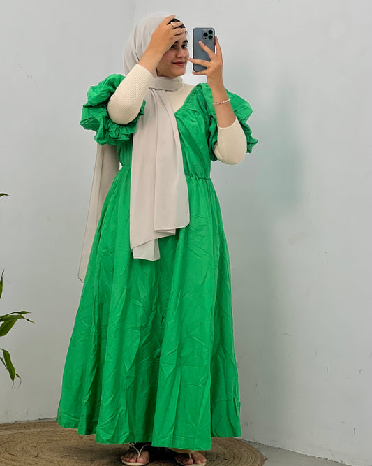 Green long top with inner