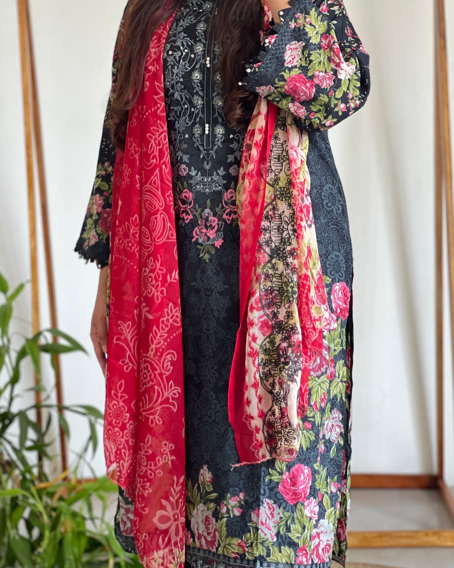 Pakistani cotton salwar suit